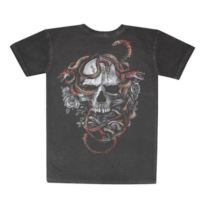 Black - Back - Alchemy Mens Rex Oil T-Shirt