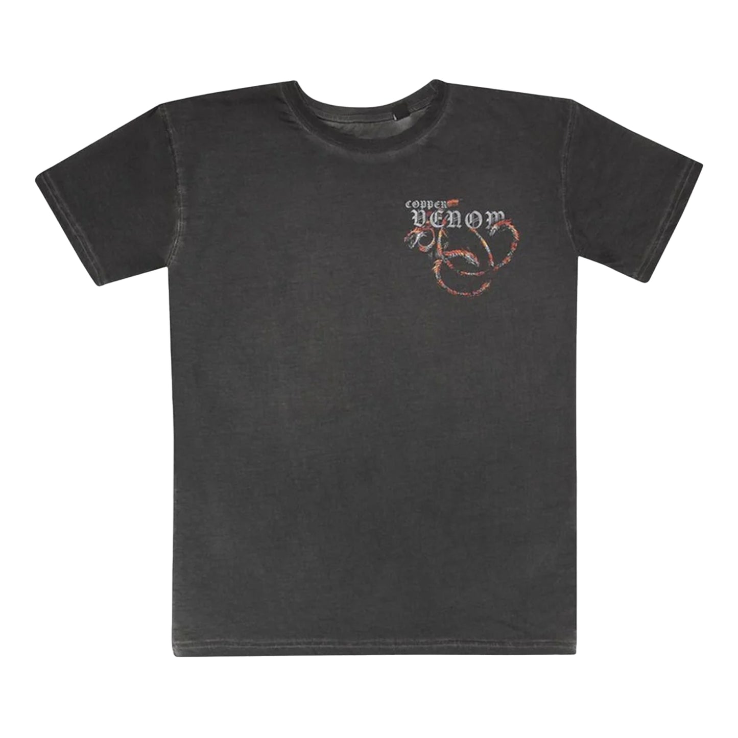 Black - Front - Alchemy Mens Rex Oil T-Shirt