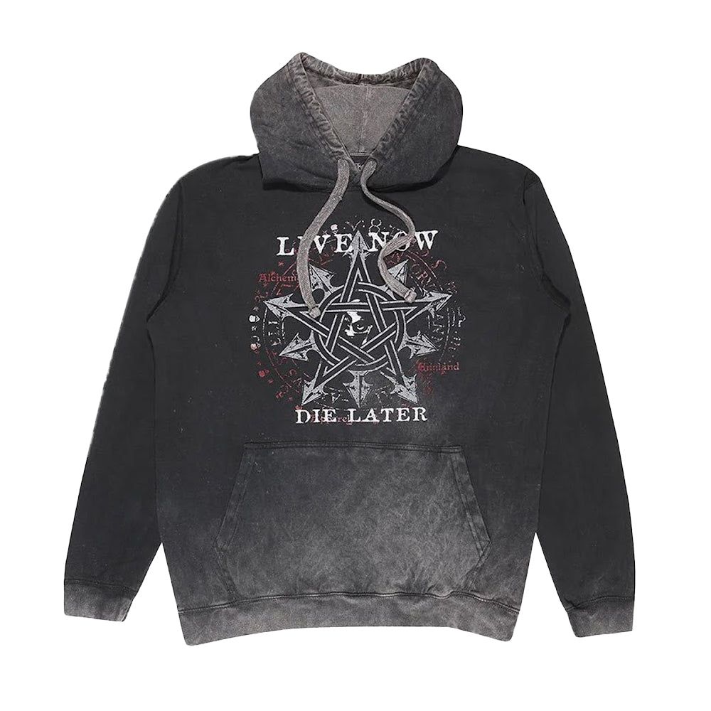 Black - Front - Alchemy Mens Birth Of A Demon Hoodie