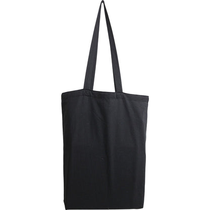 Black - Front - Spiral Direct Bag 4 Life Canvas Long Handle 2.5L Tote Bag