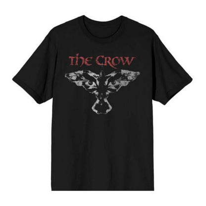 Black - Front - The Crow Unisex Adult Eyes Logo T-Shirt