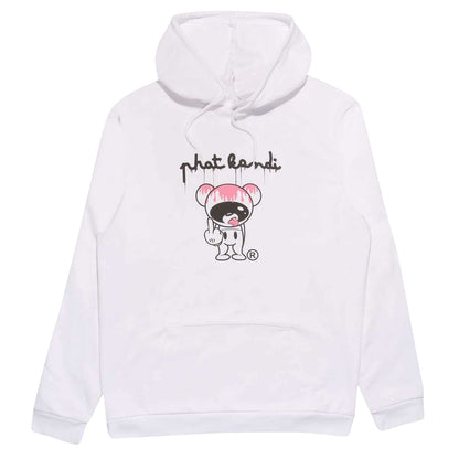 White - Front - Phat Kandi Unisex Adult Bad Teddy Hoodie