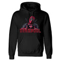 Black - Front - Deadpool Unisex Adult Heart U Hoodie
