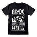 Black - Front - AC-DC Unisex Adult Highway To Hell 1979 Tour T-Shirt
