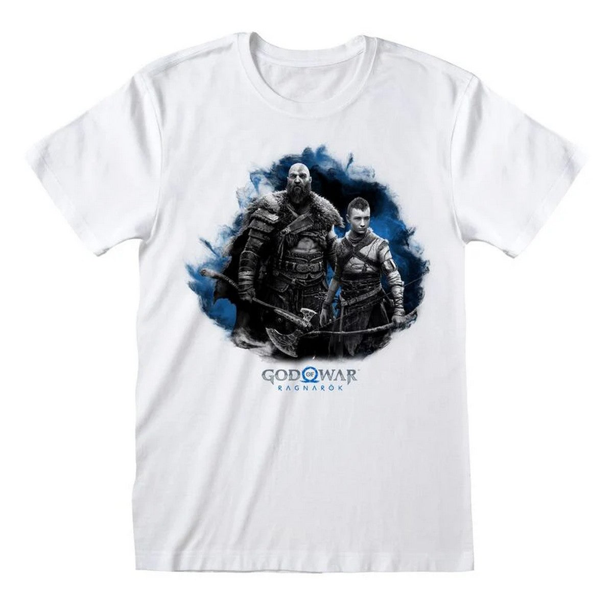 White - Front - God Of War Ragnarok Unisex Adult Key Art T-Shirt