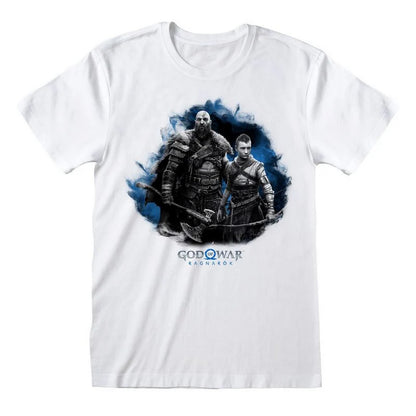 White - Front - God Of War Ragnarok Unisex Adult Key Art T-Shirt