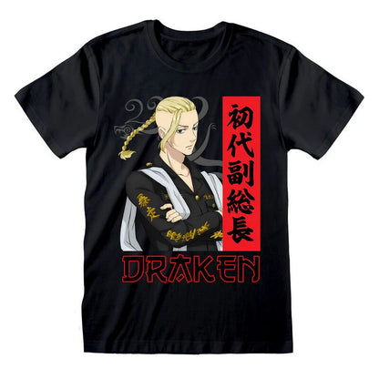 Black - Front - Tokyo Revengers Unisex Adult Ken Ryuguji T-Shirt