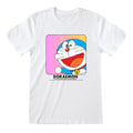 White - Front - Doraemon Unisex Adult Face In Box T-Shirt