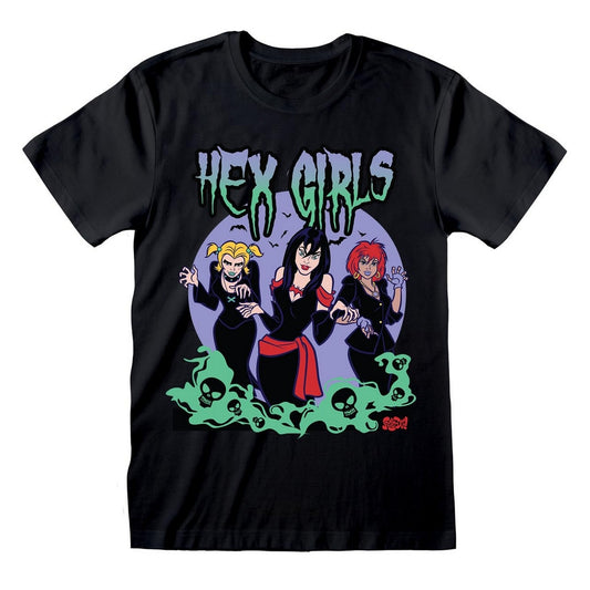 Black - Front - Hex Girls Unisex Adult Moon Fog T-Shirt