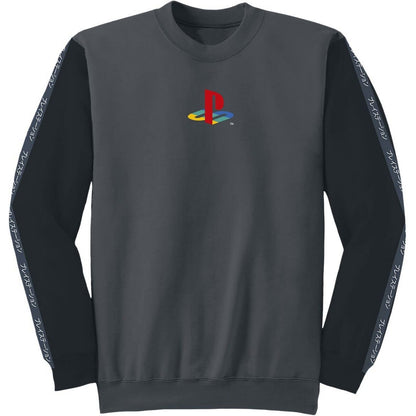Black-Charcoal - Front - Playstation Unisex Adult Japanese Sweatshirt