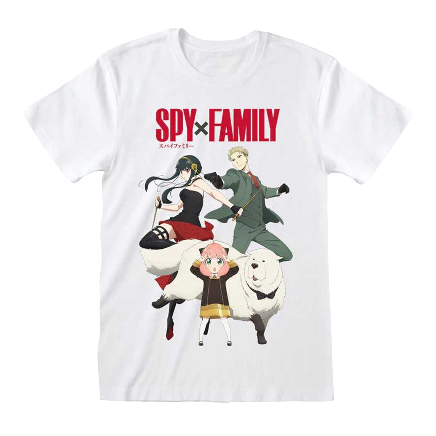 White - Front - Spy x Family Unisex Adult Anya Forger T-Shirt