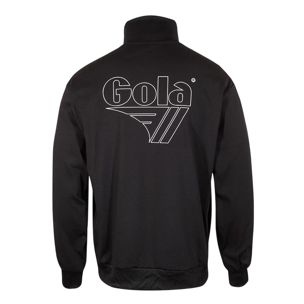Black - Back - Gola Unisex Adult Logo Tricot Zipped Jacket