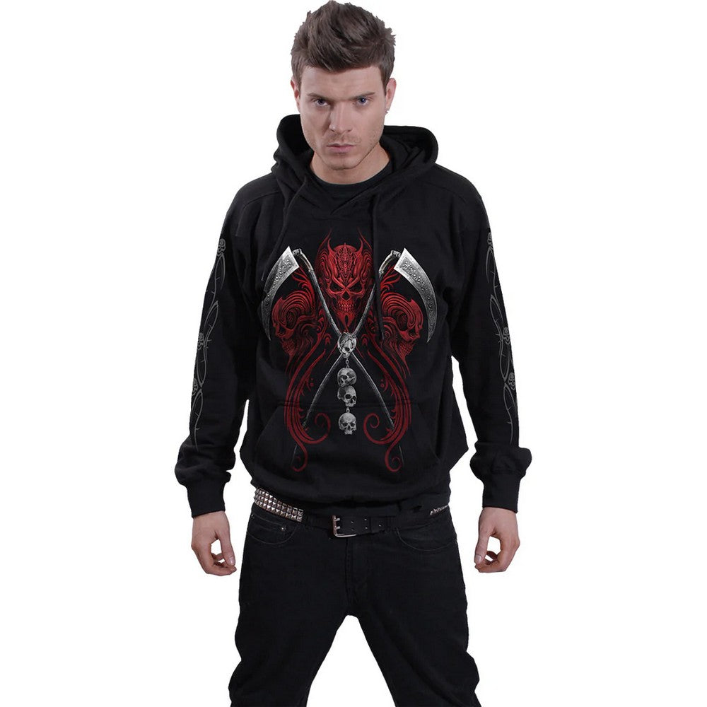 Black - Side - Spiral Direct Unisex Adult Reaperess Hoodie