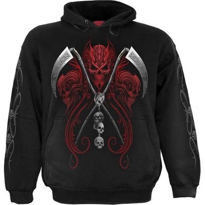 Black - Front - Spiral Direct Unisex Adult Reaperess Hoodie