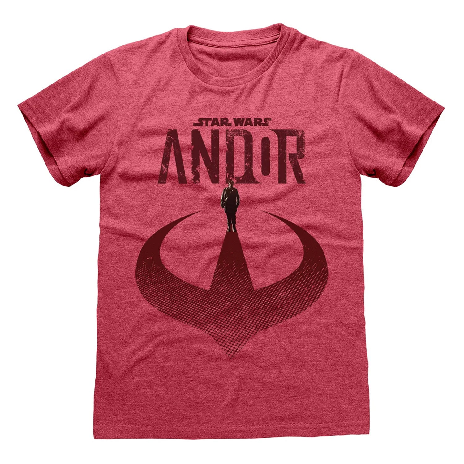 Vintage Heather Red - Front - Star Wars: Andor Unisex Adult Incognito T-Shirt