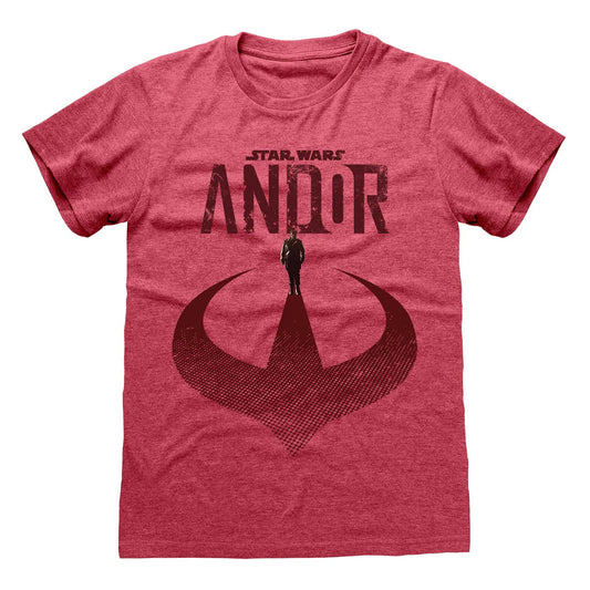 Vintage Heather Red - Front - Star Wars: Andor Unisex Adult Incognito T-Shirt