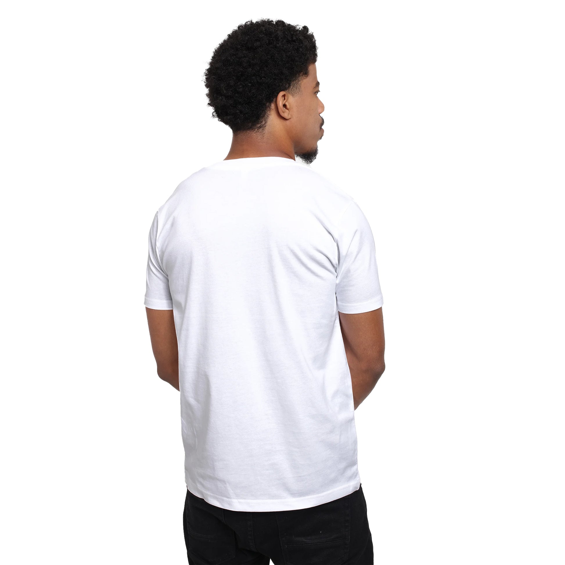 White - Back - Star Wars Unisex Adult Episode 5 Poster T-Shirt