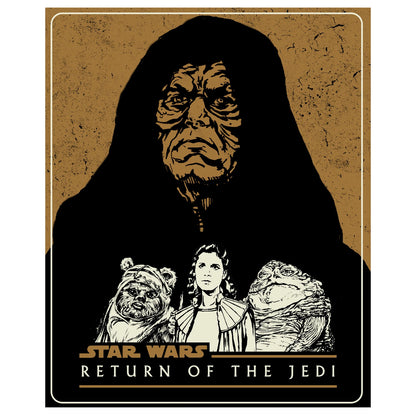 Natural - Side - Star Wars: Return Of The Jedi Unisex Adult Vector Character T-Shirt