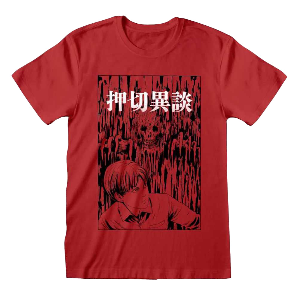 Red - Front - Junji-Ito Unisex Adult Vine T-Shirt