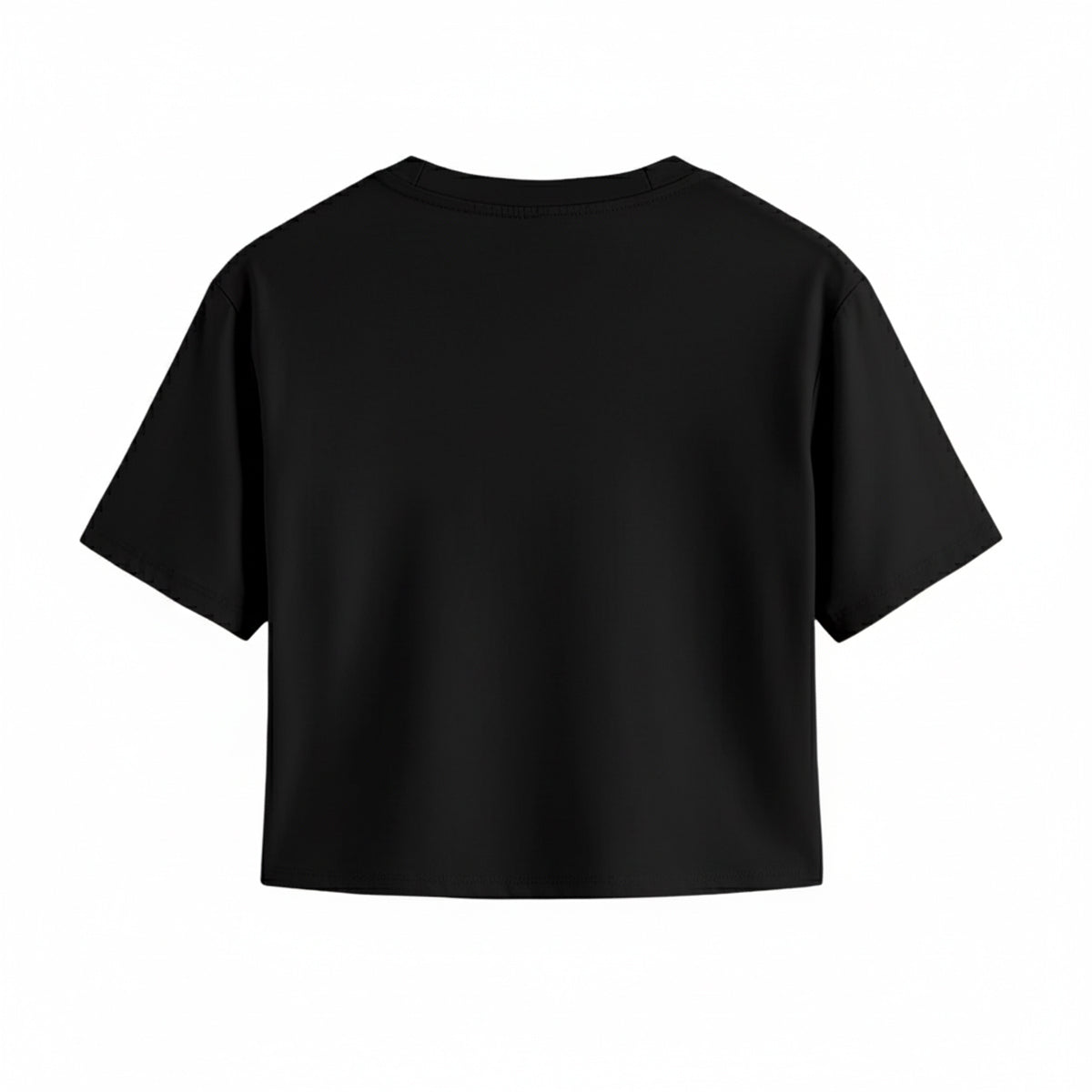Black - Back - Steven Rhodes Unisex Adult Salem Summer Camp Crop T-Shirt