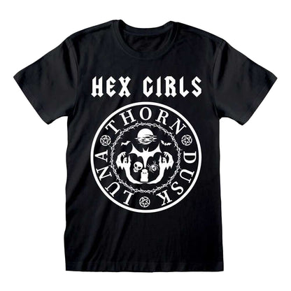 Black - Front - Hex Girls Unisex Adult Thorn Dusk Luna T-Shirt