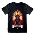 Black - Front - WWE Unisex Adult Undertaker Flames T-Shirt