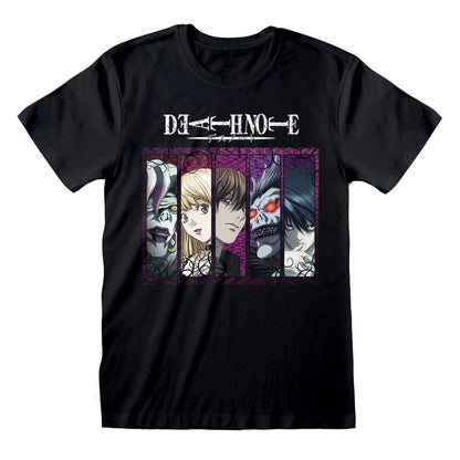 Black - Front - Death Note Unisex Adult Poison Banner T-Shirt