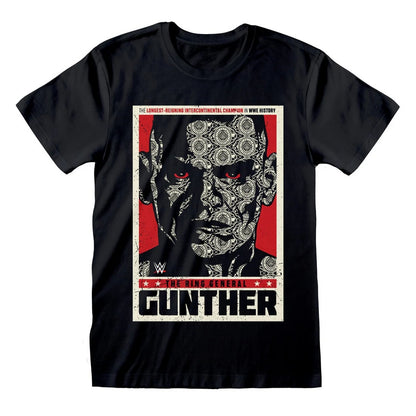 Black - Front - WWE Unisex Adult Gunther T-Shirt