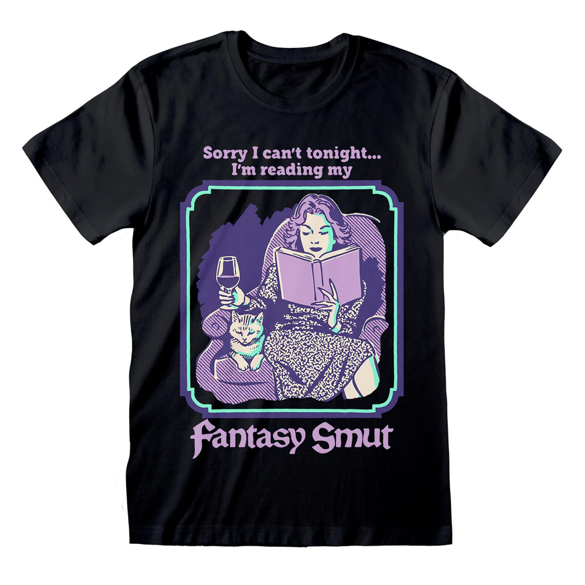Heather Black - Front - Steven Rhodes Unisex Adult Fantasy Smut T-Shirt