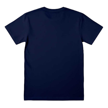 Navy Blue - Back - The Simpsons Unisex Adult Brokenskulls T-Shirt