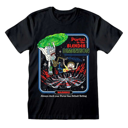 Black - Front - Steven Rhodes Unisex Adult Rick And Morty T-Shirt