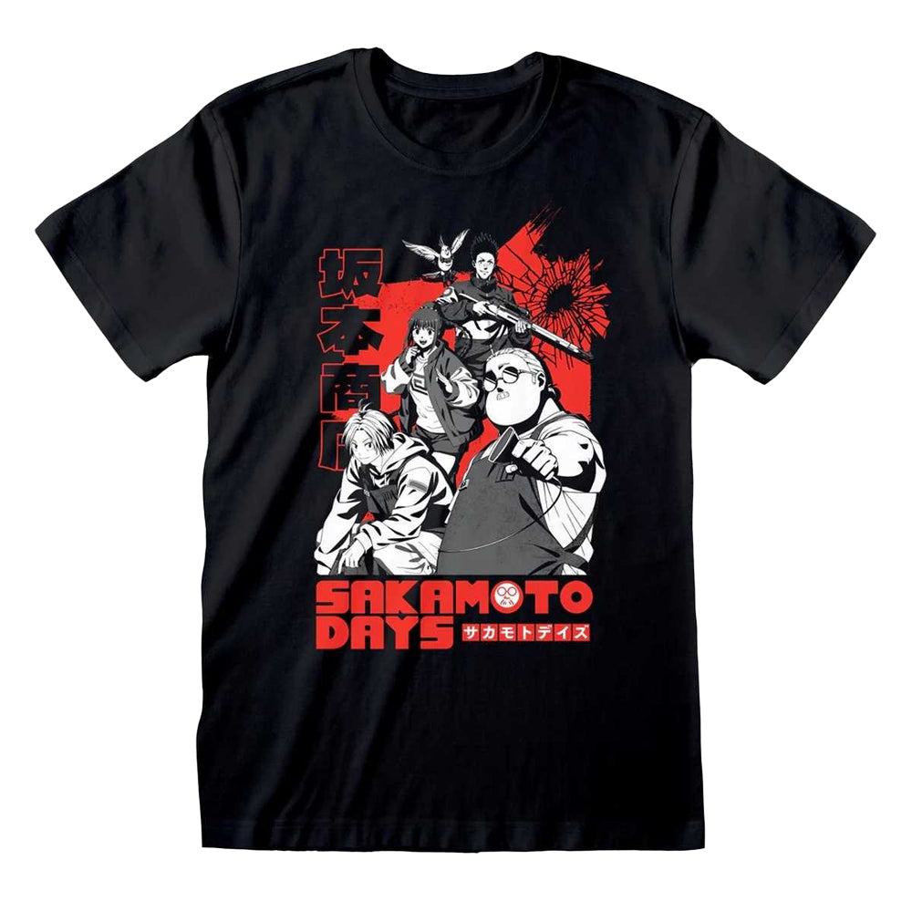 Black - Front - Sakamoto Days Unisex Adult Stylized T-Shirt