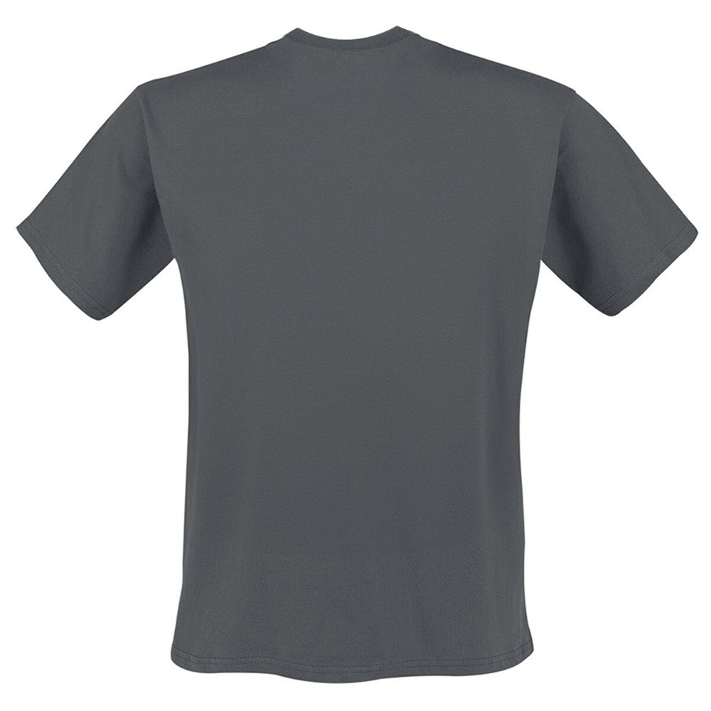 Light Graphite - Back - The Simpsons Unisex Adult Girls Rock T-Shirt