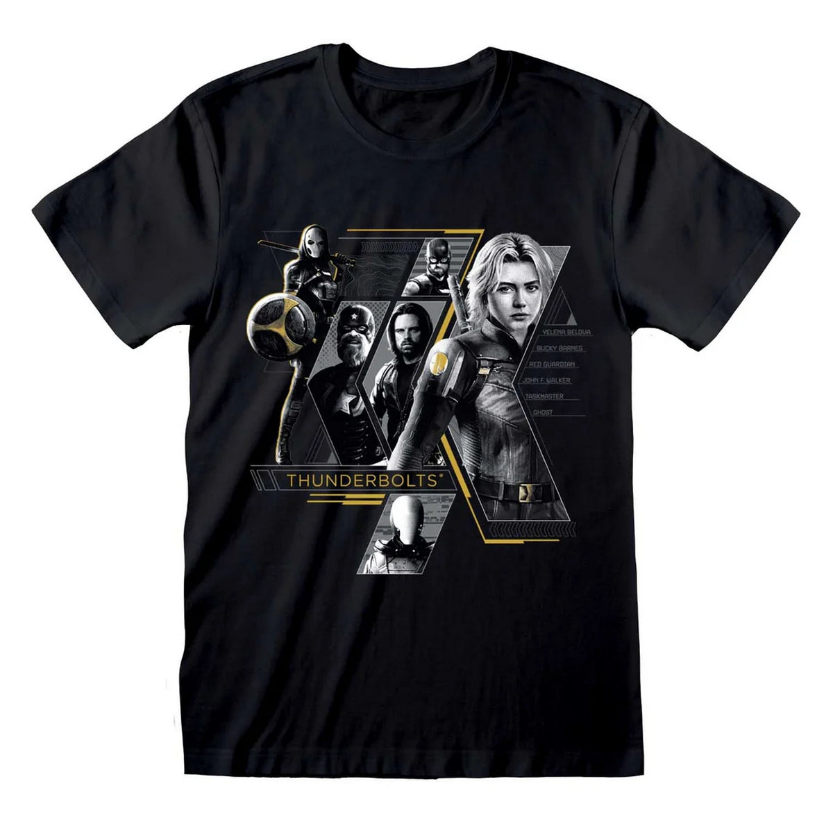 Black - Front - Thunderbolts* Unisex Adult Characters T-Shirt