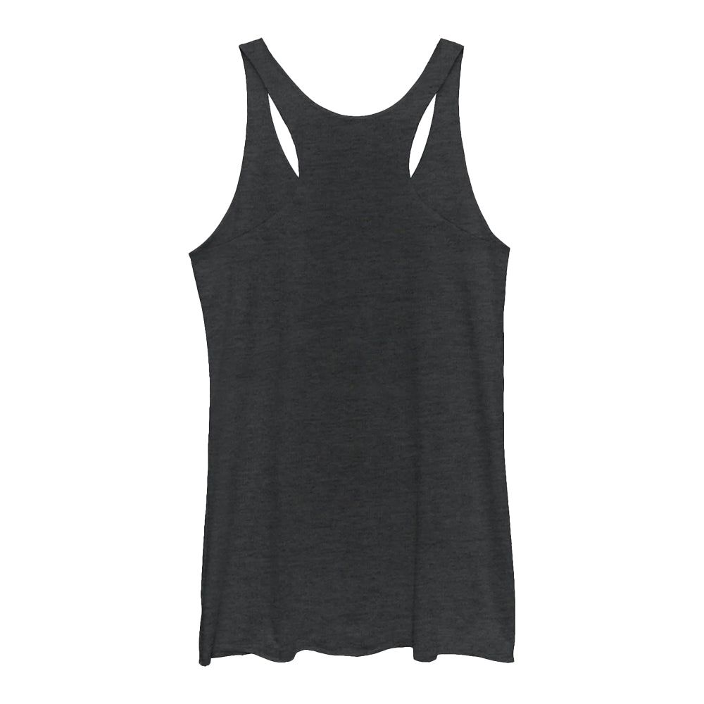 Black - Back - Marvel Comics Womens-Ladies Venom Face Tank Top