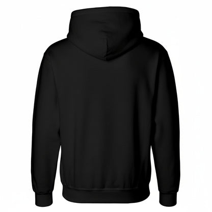 Black - Back - Scooby Doo Unisex Adult Scooby Doo Flaming Hoodie
