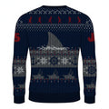 Stone Blue - Back - Jaws Unisex Adult Quint´s Shark Fishing Sweatshirt