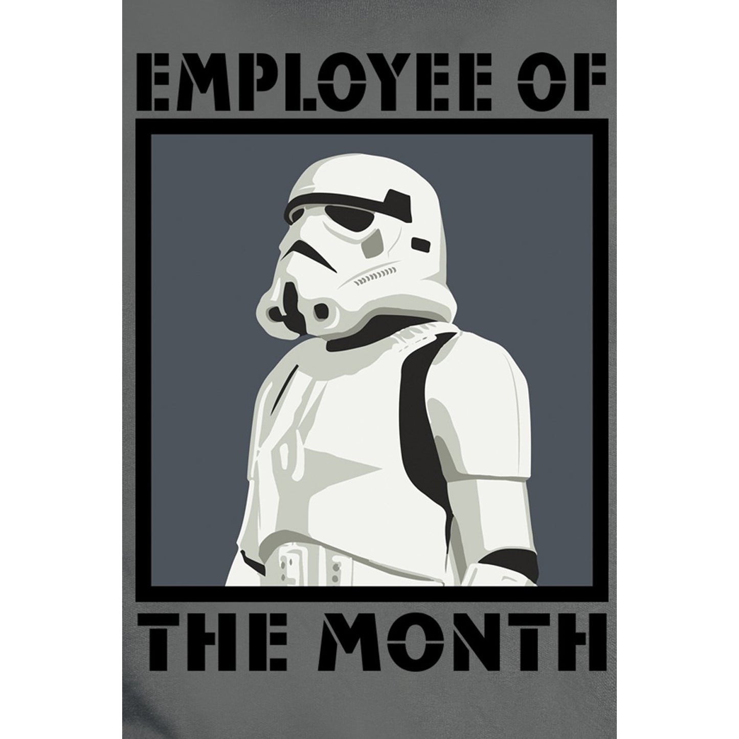 Light Graphite - Side - Star Wars Unisex Adult Employee Of The Month Sweatshirt
