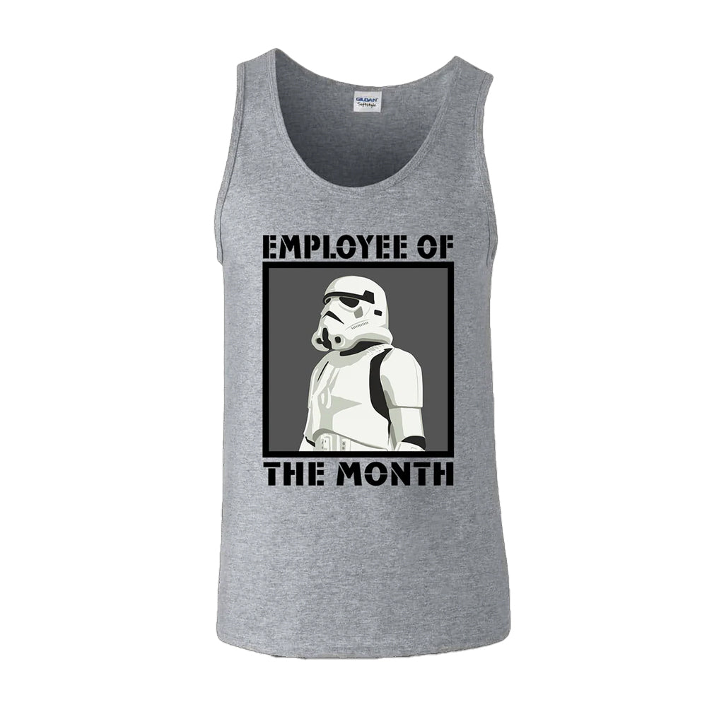 Sport Grey - Front - Star Wars Mens Employee Of The Month Tank Top