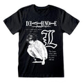Black - Front - Death Note Unisex Adult Mono Sketch T-Shirt