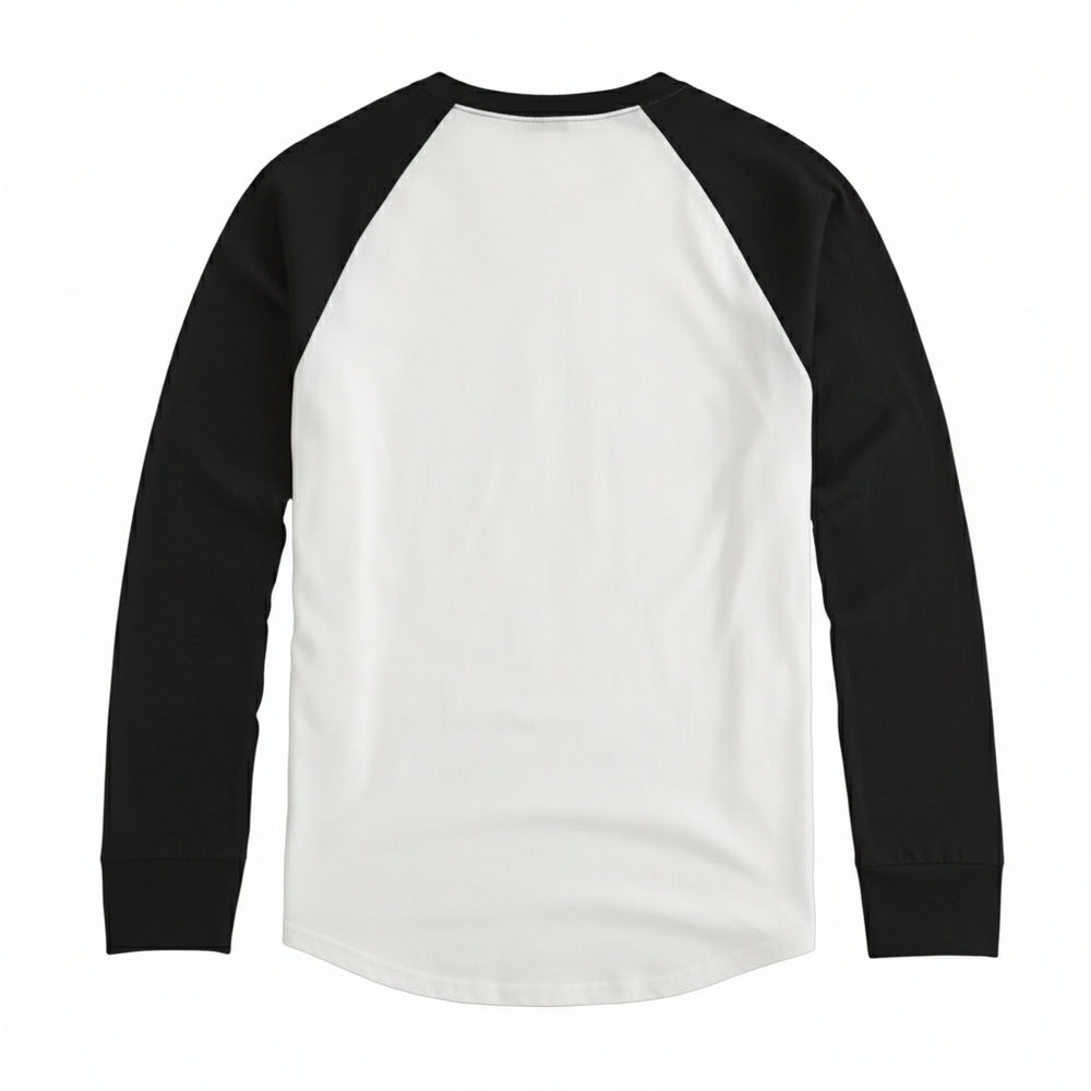 White-Black - Back - Stranger Things Unisex Adult Checkerboard Logo Long-Sleeved T-Shirt