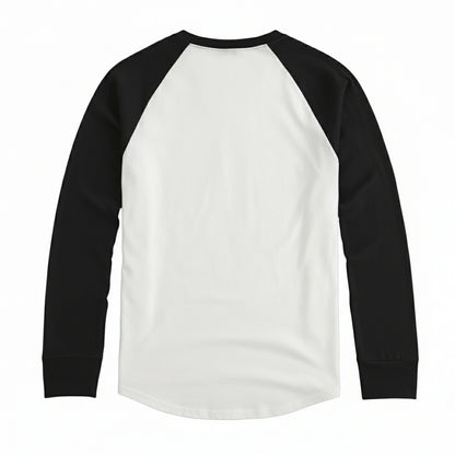 White-Black - Back - Stranger Things Unisex Adult Checkerboard Logo Long-Sleeved T-Shirt