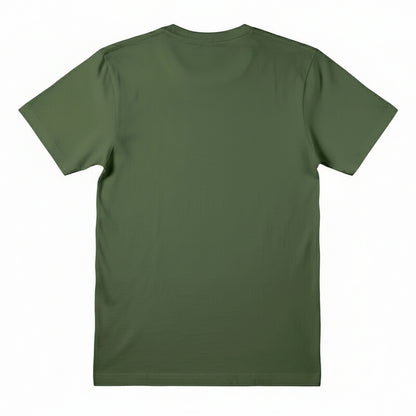 Olive Green - Back - Alien Unisex Adult Retro Nostromo T-Shirt