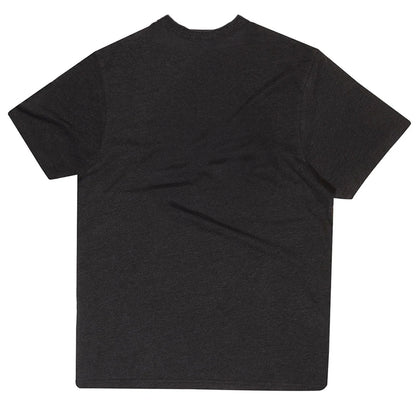 Heather Black - Back - Wednesday Unisex Adult Nevermore Emblem T-Shirt