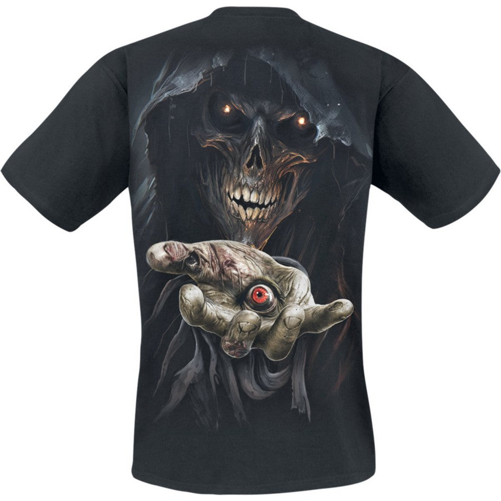 Black - Back - Spiral Direct Unisex Adult Evil Eye T-Shirt