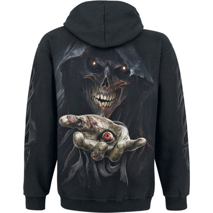 Black - Back - Spiral Direct Unisex Adult Evil Eye Hoodie