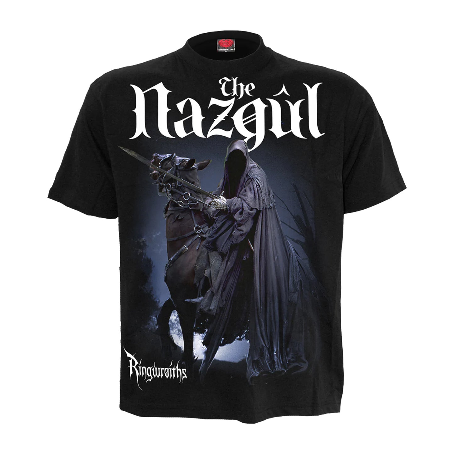 Black - Front - Lord Of The Rings Unisex Adult The Nazgul Ringwraiths T-Shirt