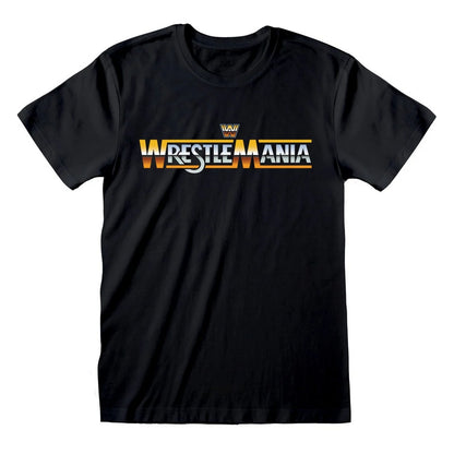 Black - Front - WWE Unisex Adult Wrestlemania T-Shirt