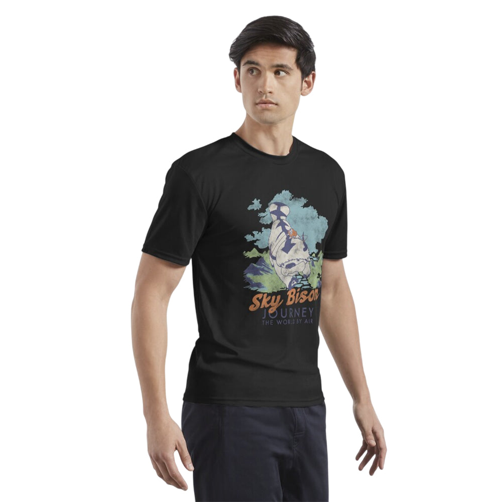 Black - Side - Avatar: The Last Airbender Unisex Adult T-Shirt