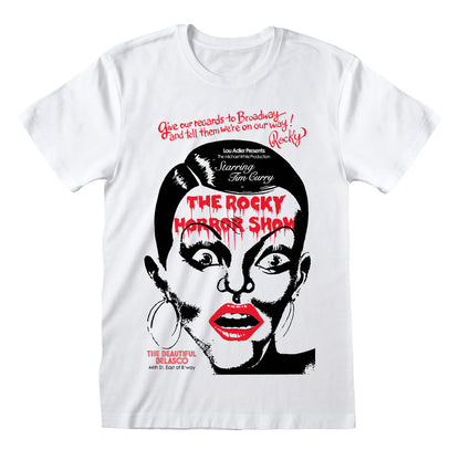 White - Front - The Rocky Horror Picture Show Unisex Adult Broadway T-Shirt